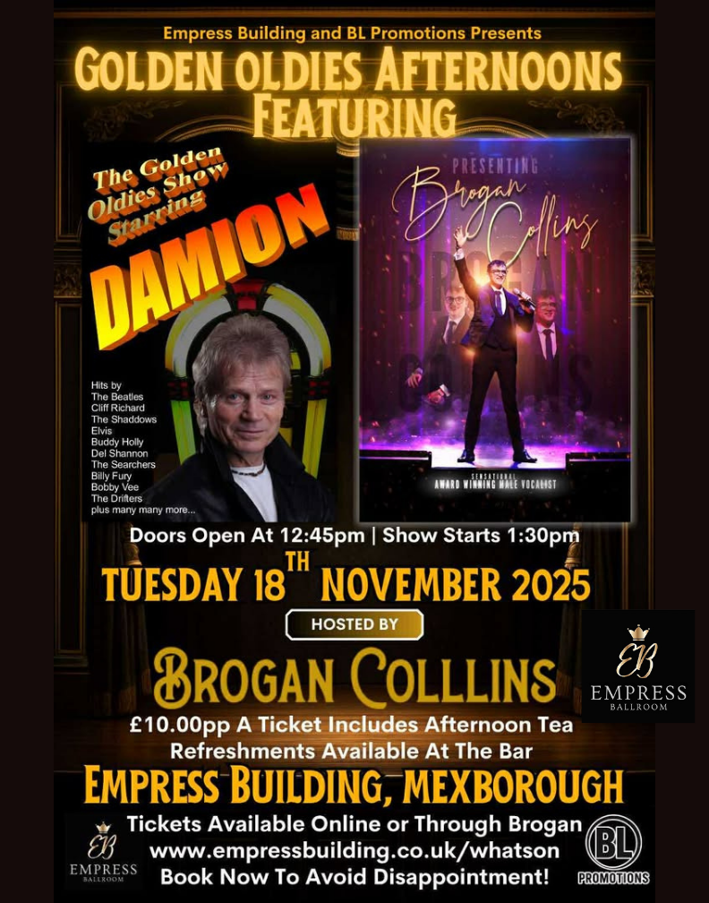 Golden Oldies Afternoon Tea Poster